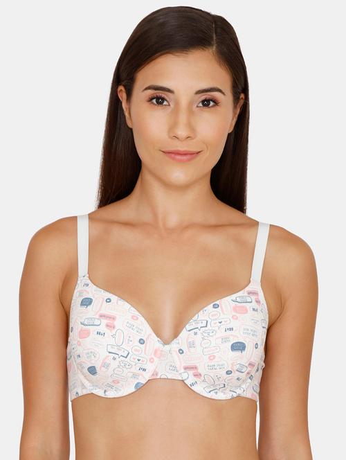 quirky print t-shirt bra - 17360883 - Very Small Image - 1