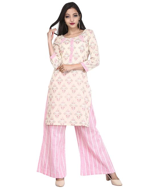printed straight kurta - 17361335 - Very Small Image - 1