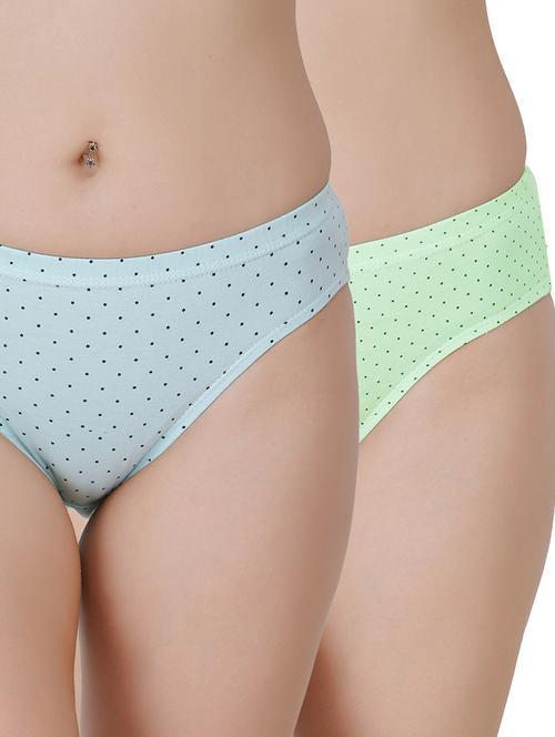 set of 2 pin dot hipster panty - 17361683 - Very Small Image - 1