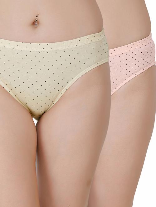 set of 2 pin dot hipster panty - 17361702 - Very Small Image - 1