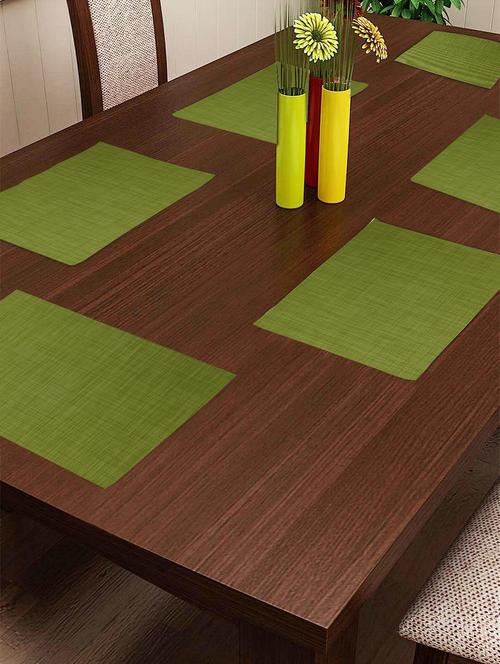 dining table mats easily washable & extra durable (set of 6 pieces) - 17363401 - Very Small Image - 1