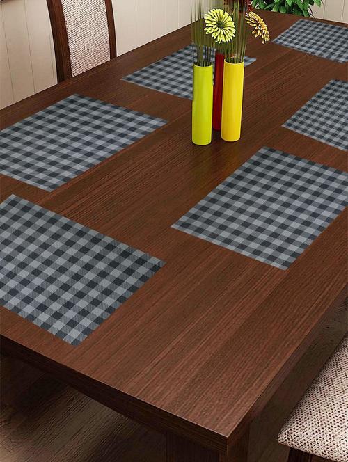 dining table mats easily washable & extra durable (set of 6 pieces) - 17363419 - Very Small Image - 1