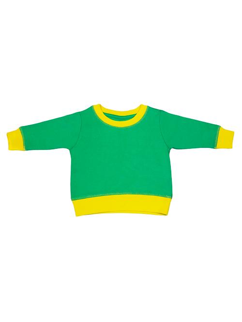 green cotton sweatshirt - 17363974 - Very Small Image - 1