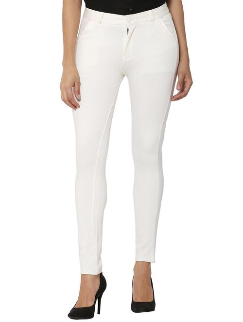 mid rise flat front trouser - 17364135 - Very Small Image - 1