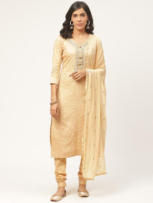 embroidered unstitched suit - 17364216 - Very Small Image - 1