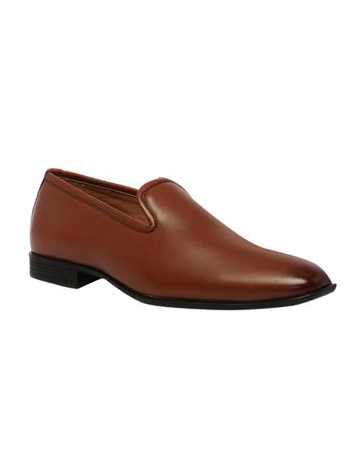 tan synthetic slip on loafers - 17364372 - Very Small Image - 1