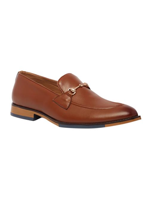 tan synthetic slip on loafers - 17364376 - Very Small Image - 1