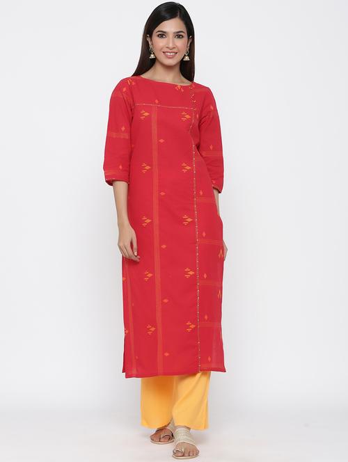 printed straight kurta - 17367607 - Very Small Image - 1