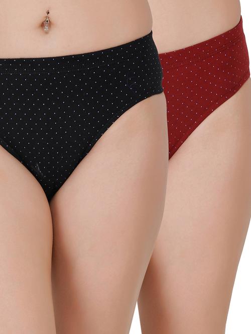 set of 2 polka dot hipster panty - 17368205 - Very Small Image - 1