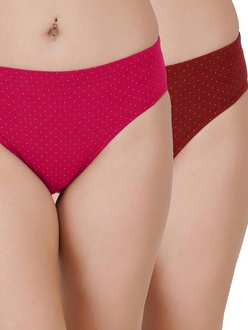 set of 2 polka dot hipster panty - 17368217 - Very Small Image - 1