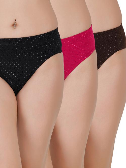 set of 3 polka dot hipster panty - 17368255 - Very Small Image - 1