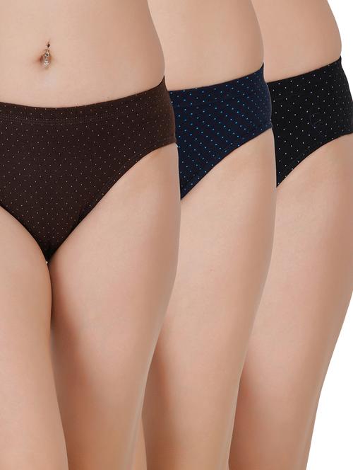 set of 3 polka dot hipster panty - 17368259 - Very Small Image - 1