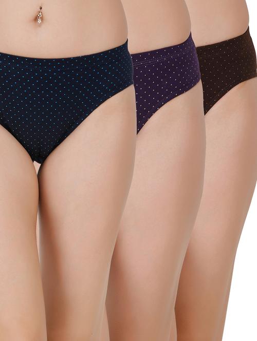 set of 3 polka dot hipster panty - 17368265 - Very Small Image - 1