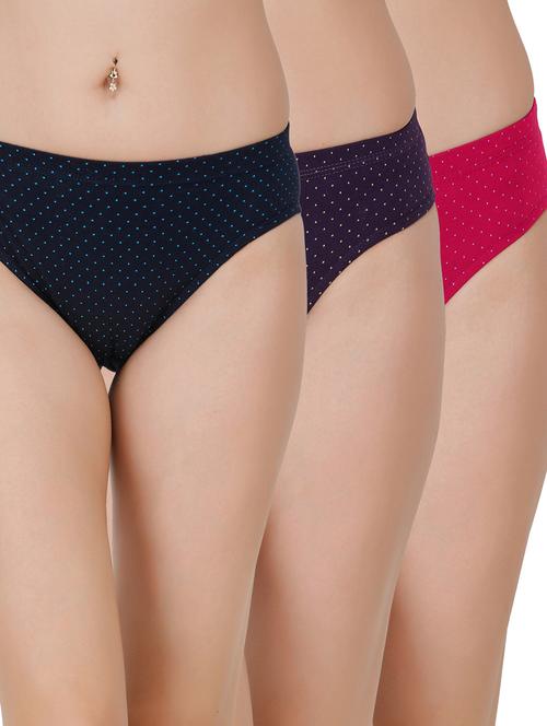 set of 3 polka dot hipster panty - 17368266 - Very Small Image - 1