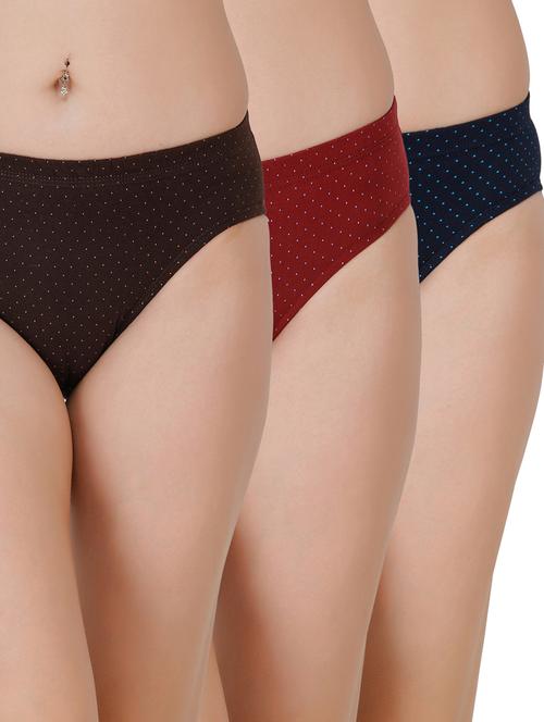 set of 3 polka dot hipster panty - 17368272 - Very Small Image - 1