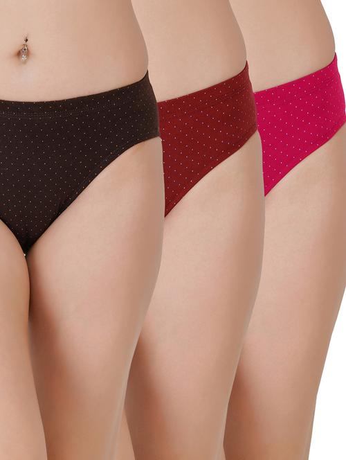 set of 3 polka dot hipster panty - 17368286 - Very Small Image - 1