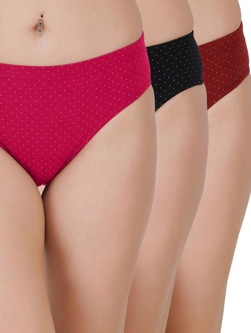 set of 3 polka dot hipster panty - 17368291 - Very Small Image - 1