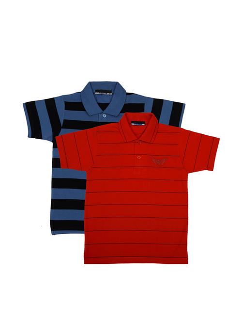 pack of 2 multi colored cotton t-shirt - 17368758 - Very Small Image - 1