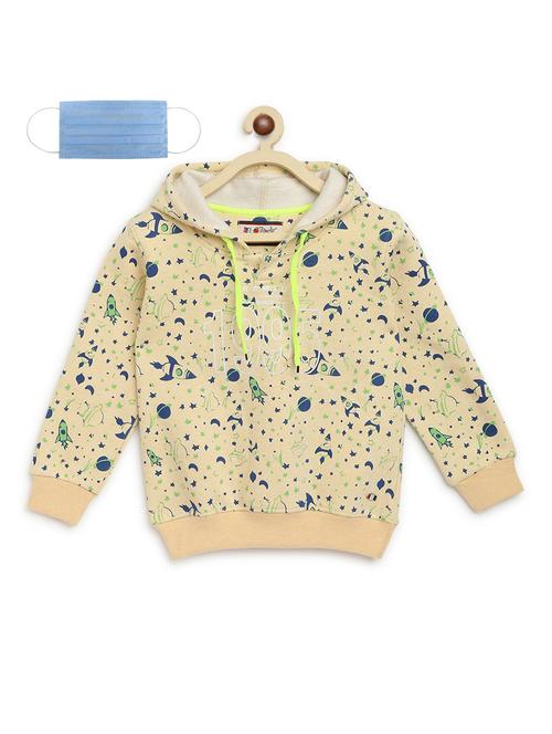 yellow fleece sweatshirt - 17368968 - Very Small Image - 1