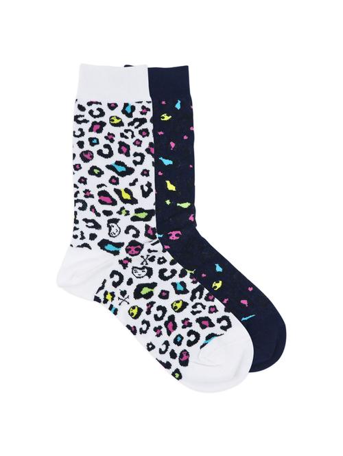 women pack of 2 printed above ankle length socks - 17368993 - Very Small Image - 1