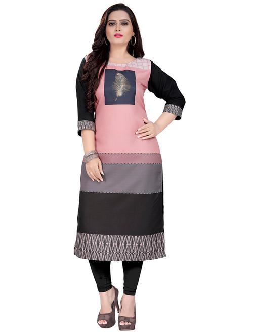 digital printed straight kurta - 17370461 - Very Small Image - 1