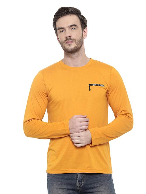 yellow solid pocket t-shirt - 17371192 - Very Small Image - 1