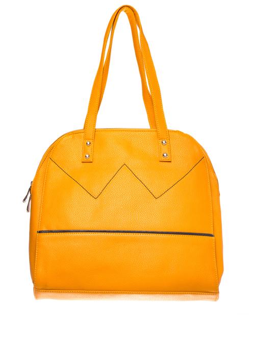 yellow leather regular tote - 17372663 - Very Small Image - 1