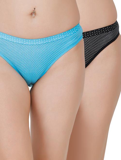 set of 2 mid rise bikini panty - 17372710 - Very Small Image - 1