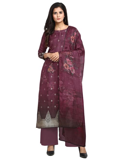 digital print unstitched suit - 17372895 - Very Small Image - 1
