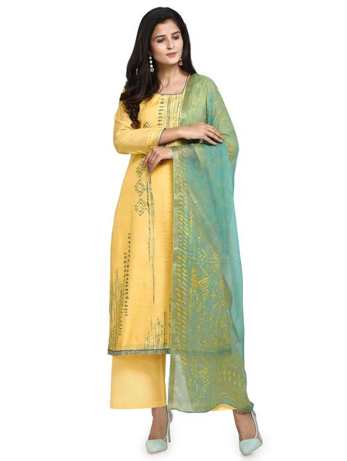 digital print unstitched suit - 17372896 - Very Small Image - 1
