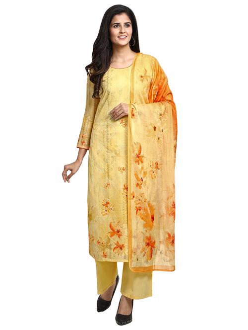 digital print unstitched suit - 17372907 - Very Small Image - 1