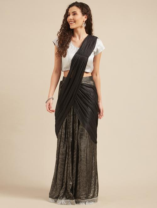 ombre maroon saree - 17373868 - Very Small Image - 1