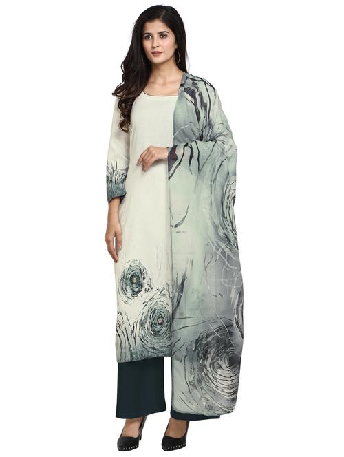 digital print unstitched suit - 17374290 - Very Small Image - 1