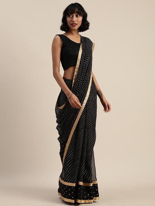 leheriya printed saree - 17374470 - Very Small Image - 1