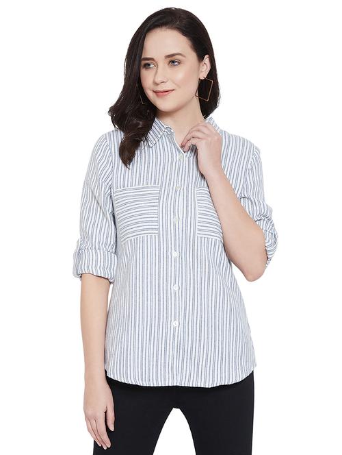 white cotton regular shirt - 17374553 - Very Small Image - 1