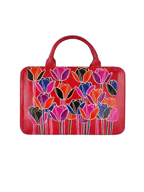 red leather laptop bag - 17374924 - Very Small Image - 1