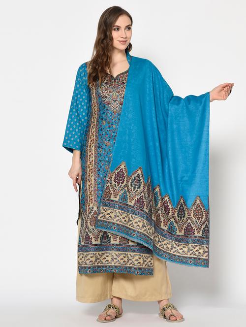 floral unstitched palazzo suit - 17375274 - Very Small Image - 1