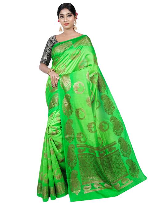 zari work banarasi saree with blouse - 17375434 - Very Small Image - 1