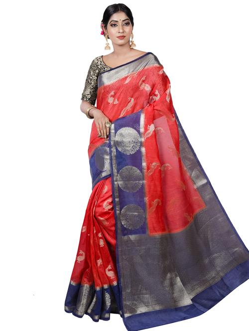 zari work banarasi saree - 17375441 - Very Small Image - 1