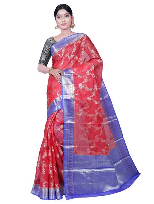 zari work banarasi saree with blouse - 17375463 - Very Small Image - 1