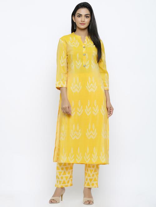 printed kurta pant set - 17375650 - Very Small Image - 1