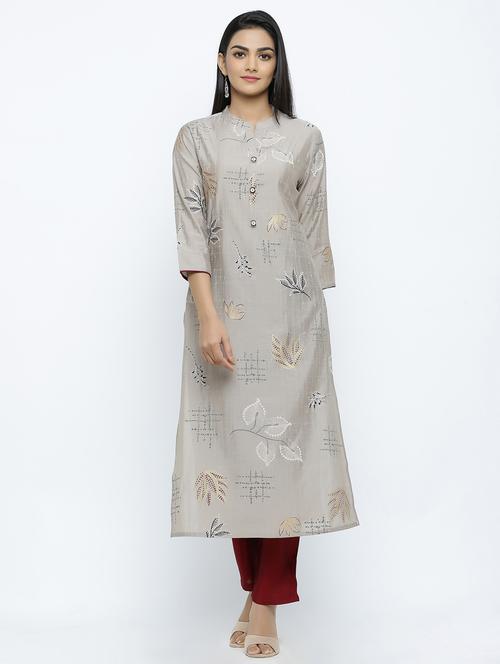 printed kurta pant set - 17375651 - Very Small Image - 1
