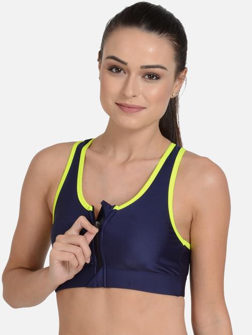 zip up sports bra - 17376349 - Very Small Image - 1