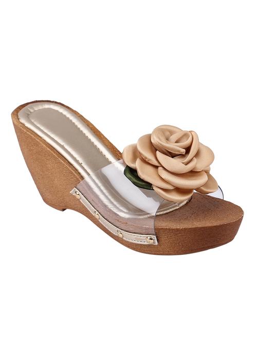 gold slip on wedges - 17376445 - Very Small Image - 1
