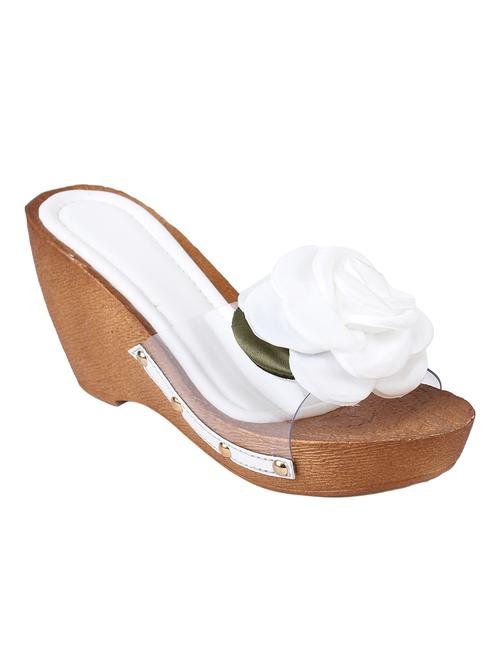 white slip on wedges - 17376446 - Very Small Image - 1
