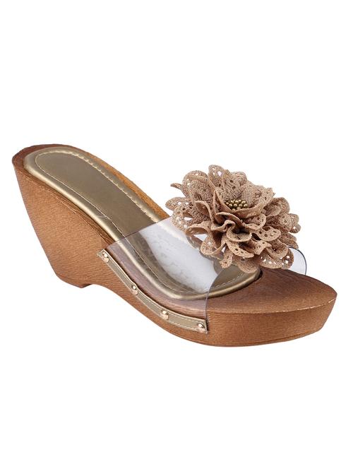 gold slip on wedges - 17376447 - Very Small Image - 1
