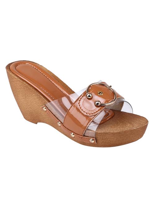 tan slip on wedges - 17376451 - Very Small Image - 1