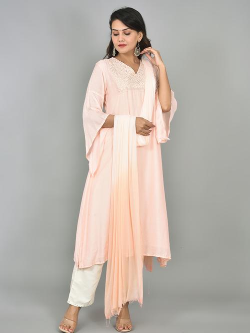 sequined yoke suit set - 17376817 - Very Small Image - 1