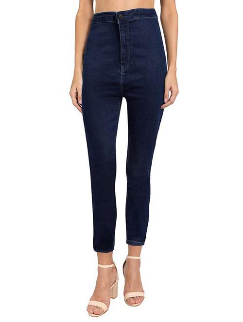 mid rise solid jeans - 17377441 - Very Small Image - 1