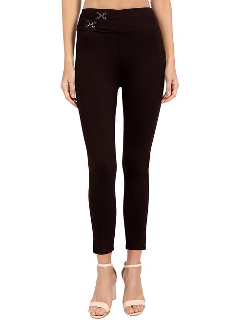 high rise solid jeggings - 17377450 - Very Small Image - 1